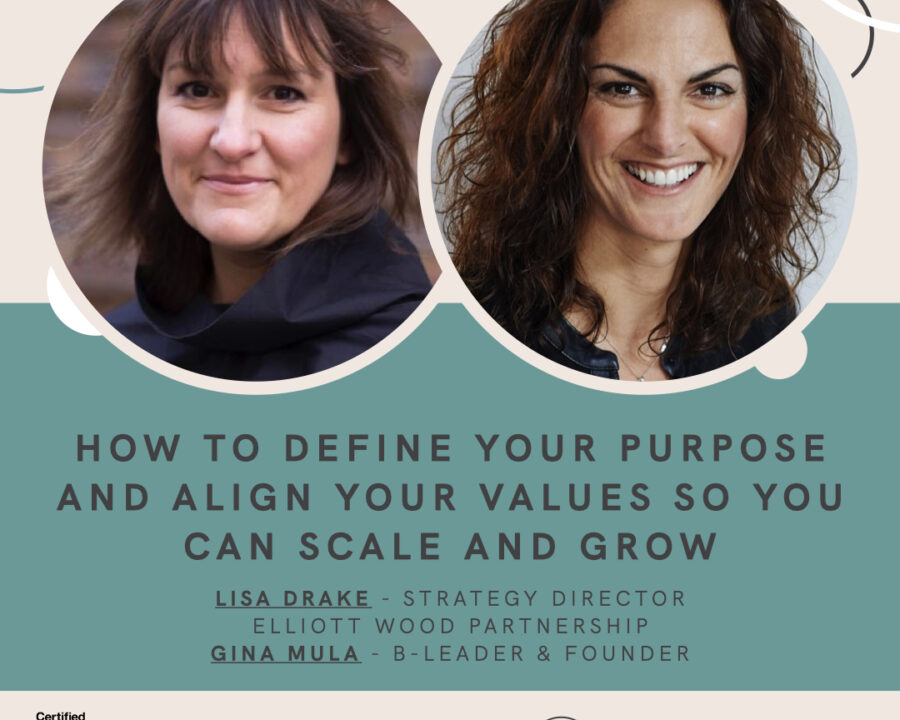 Event: Lisa Drake on ‘How to define your purpose and align your values so you can scale and grow.’⁠