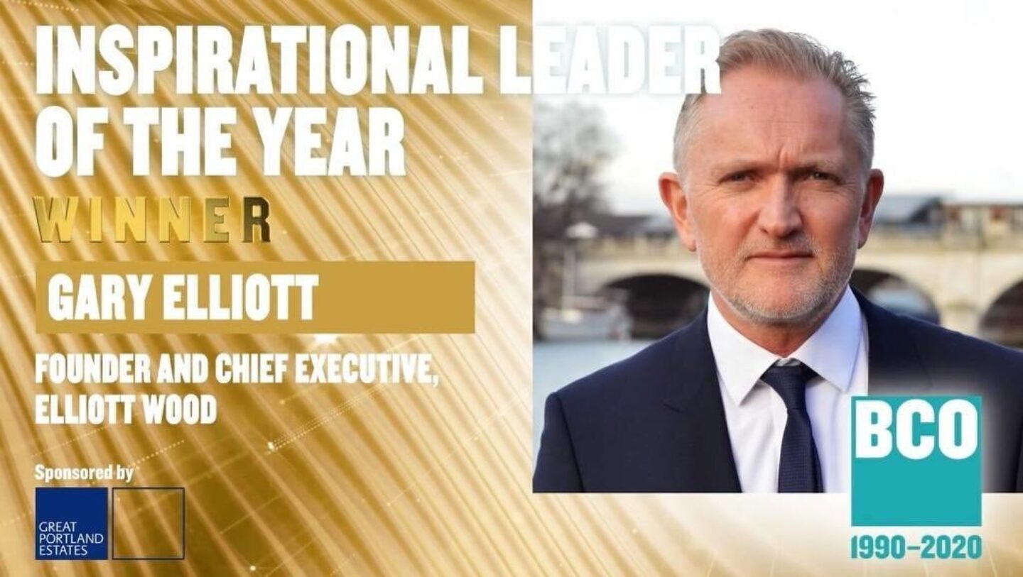 Gary Elliott wins Inspirational Leader of the Year