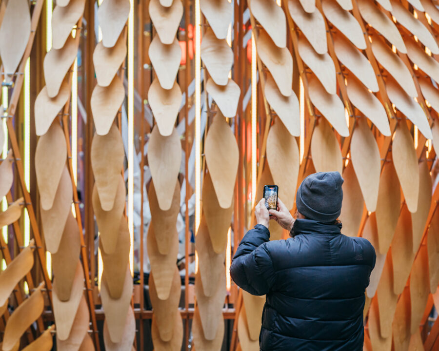 The Living Lantern art installation illuminates New York City
